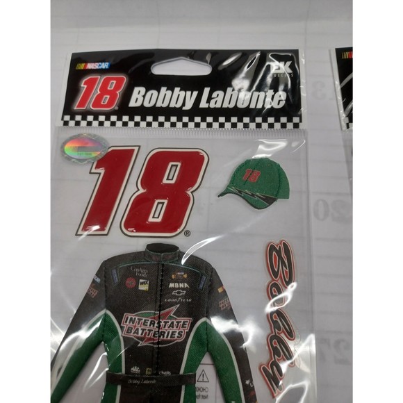 EK Success set of 2 sticker sheets 18 Bobby Labonte. 3D and flat stickers. - Picture 8 of 8